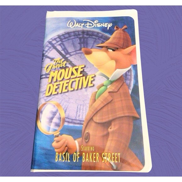 THE GREAT MOUSE DETECTIVE & THE EMPERORS NEW GROOVE Classic Disney Movies VHS - Picture 2 of 9